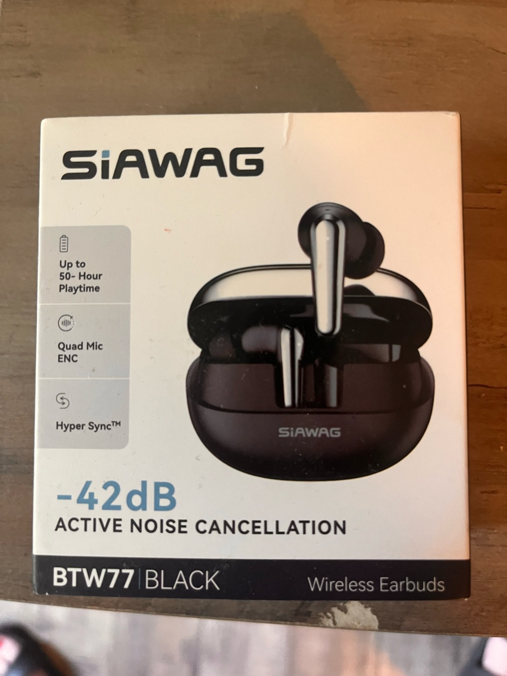 Siawag True Wireless Earbuds - Black